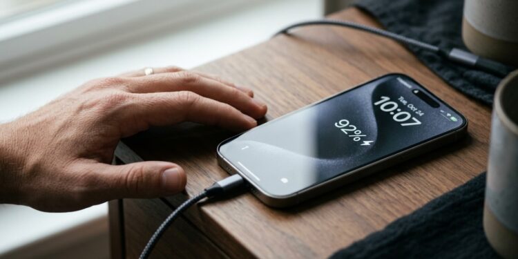 Um erro que encurta a vida do celular: qual o percentual certo para colocar e tirar da tomada?