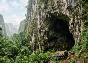 Uma região com 572 cavernas guarda rios subterrâneos, torres de calcário e uma pintura de porco feita há cerca de 45.500 anos, transformando o mesmo roteiro em aula de geologia, evolução humana e arqueologia