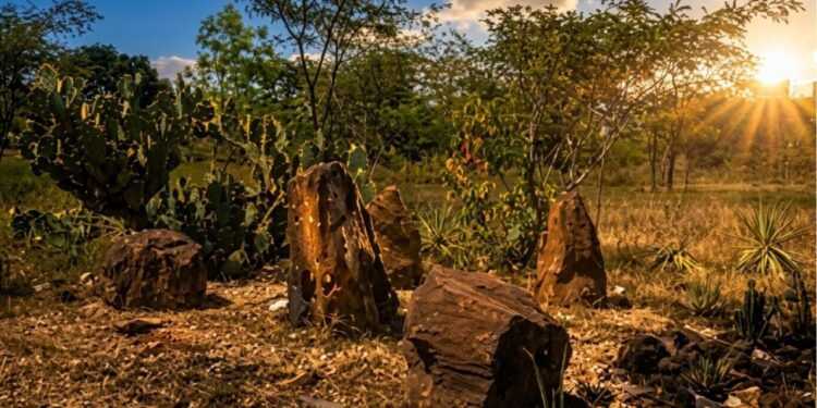 A 'Mesopotâmia brasileira' que guarda uma floresta fossilizada de 270 milhões de anos numa avenida