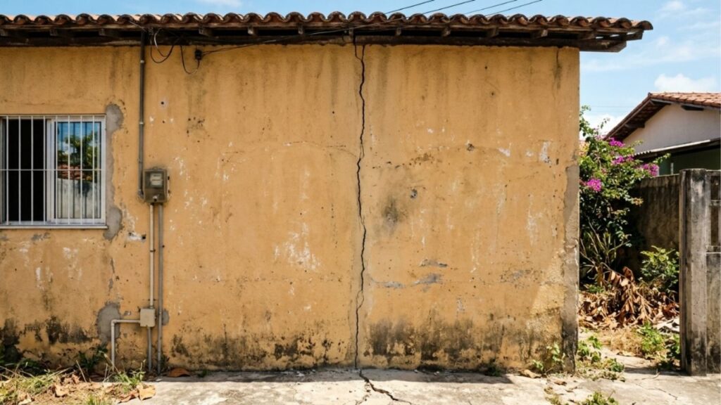 O cálculo que pedreiros no Nordeste fazem de cabeça e engenheiros confirmam com fórmula: para cada metro de muro ao sol, 1 centímetro de junta de dilatação evita a trinca que aparece sempre no mesmo lugar e que reboco nenhum resolve