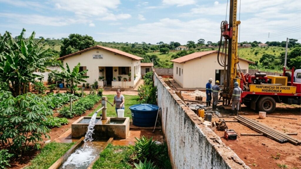 Poceiro que fura poço artesiano no interior há 30 anos reconhece a profundidade da água pelo tipo de barro que sobe na broca e explica por que o vizinho que furou 40 metros encontrou água e quem furou 80 metros ao lado não encontrou nada