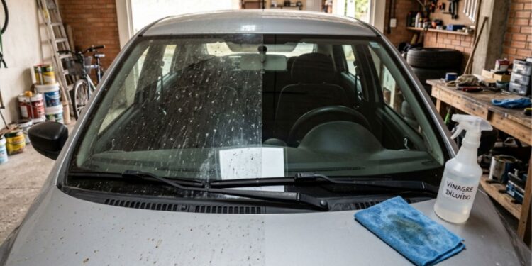 Borrifar vinagre no para-brisa do carro: para que serve o truque e por que motoristas antigos recomendam