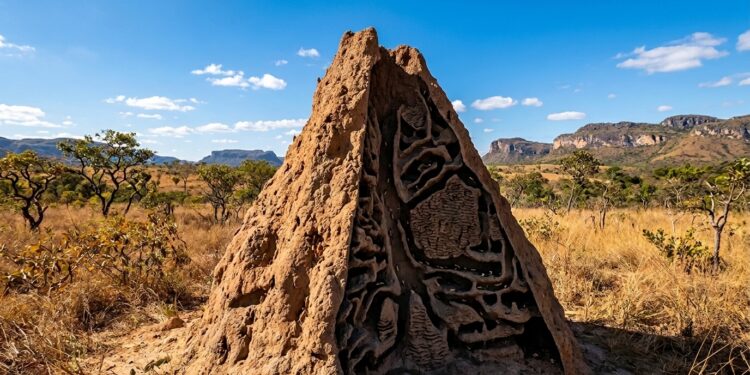 Cupinzeiros mantêm 23°C mesmo com calor acima dos 30°C e podem inspirar prédios sem ar-condicionado