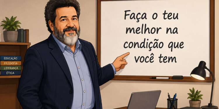 Mário Sérgio Cortella, filósofo brasileiro: “Faça o teu melhor na condição que você tem, enquanto você não tem condições melhores para fazer melhor ainda” — a reflexão para quem trabalha com o que tem e sente que nunca é o bastante