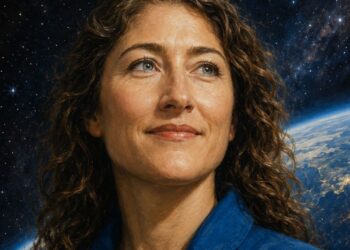 Christina Koch, astronauta da Artemis II: "Nada pode preparar você para a sensação de tirar o fôlego de ver seu planeta iluminado como se fosse dia."