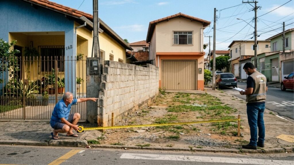 Funcionário de cartório de registro de imóveis explica por que um muro construído 10 cm do lado errado pode travar a venda de uma casa décadas depois, e o documento que ninguém pede antes de reformar