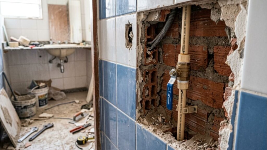 Encanador que troca registros repete sempre o mesmo aviso: cano de PVC rígido sem adaptador térmico não aguenta água acima de 60°C