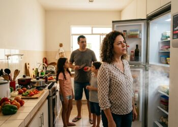 Especialistas em eficiência energética alertam: "Abrir a porta da geladeira muitas vezes ao dia aumenta sua conta de energia."
