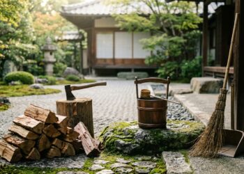O que significa o provérbio japonês: "Antes da iluminação, corte lenha e carregue água. Depois da iluminação, continue cortando lenha e carregando água"?