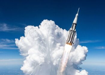 Em 1962, a NASA carregou 22.900 galões de água em um foguete Saturno I e explodiu deliberadamente o recipiente a 65 milhas acima da Terra para estudar o comportamento da água na alta atmosfera