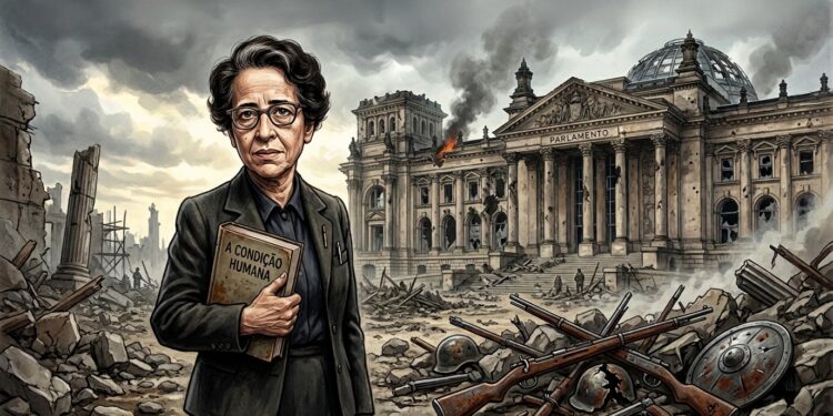 Hannah Arendt :“A violência pode destruir o poder, mas é incapaz de criá-lo.”