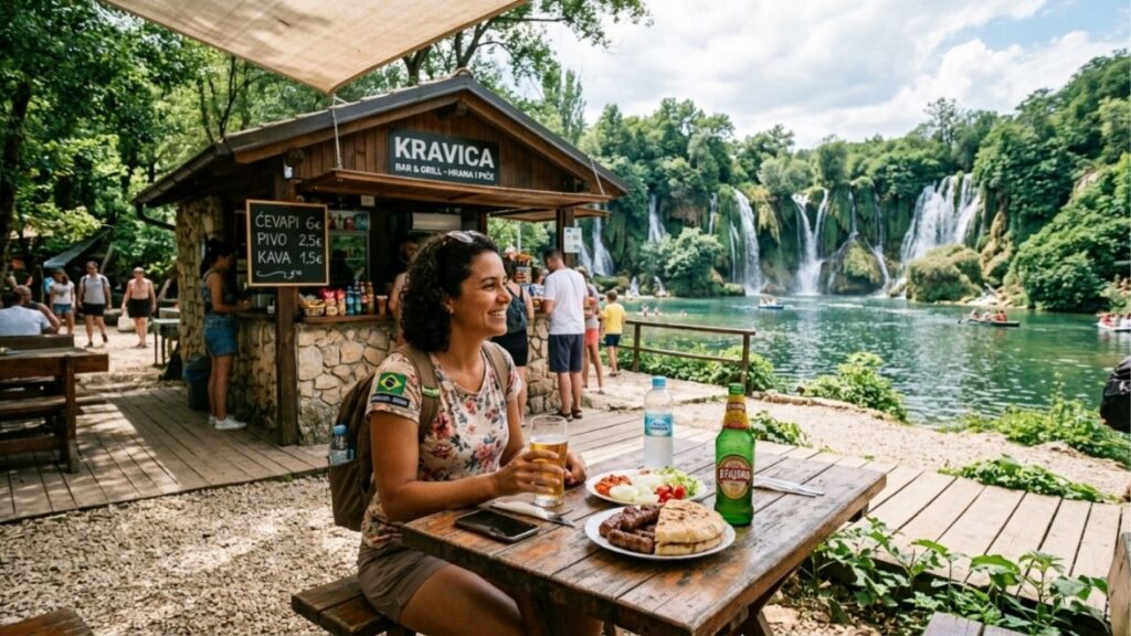 Os turistas ainda não descobriram este paraíso de férias: aqui você encontra água cristalina e cerveja a preços dos anos 90
