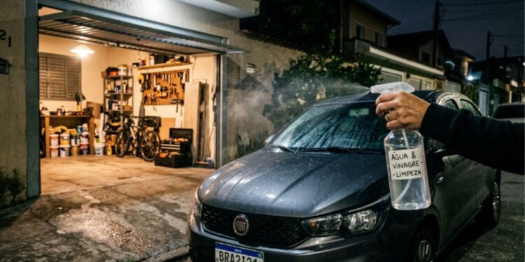 Borrifar vinagre no para-brisa do carro: para que serve o truque e em quais dias ele realmente faz diferença