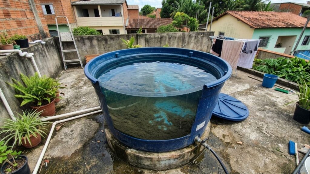 Bombeiro hidráulico que desentope prédio inteiro diz que a caixa d'água pede limpeza a cada 6 meses e que o aviso de que passou da hora aparece na torneira da cozinha antes de qualquer laudo de laboratório