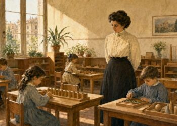 Maria Montessori, educadora italiana: “A maior indicação de sucesso de um professor é poder dizer: as crianças estão trabalhando como se eu não existisse”
