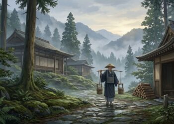 O que significa o provérbio japonês “Antes da iluminação, corte lenha e carregue água; depois da iluminação, continue cortando lenha e carregando água”?