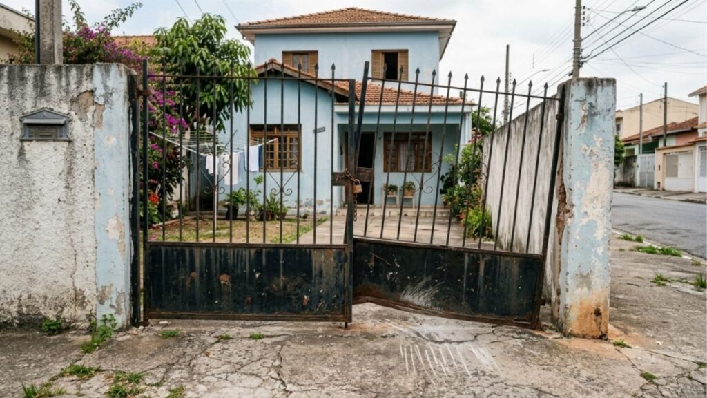 Serralheiro que instala grade e portão há 25 anos diz que o erro que mais enfraquece a estrutura não é a solda, é o prumo e mostra o teste da moeda de 10 centavos que qualquer pessoa faz no batente antes de pagar o serviço