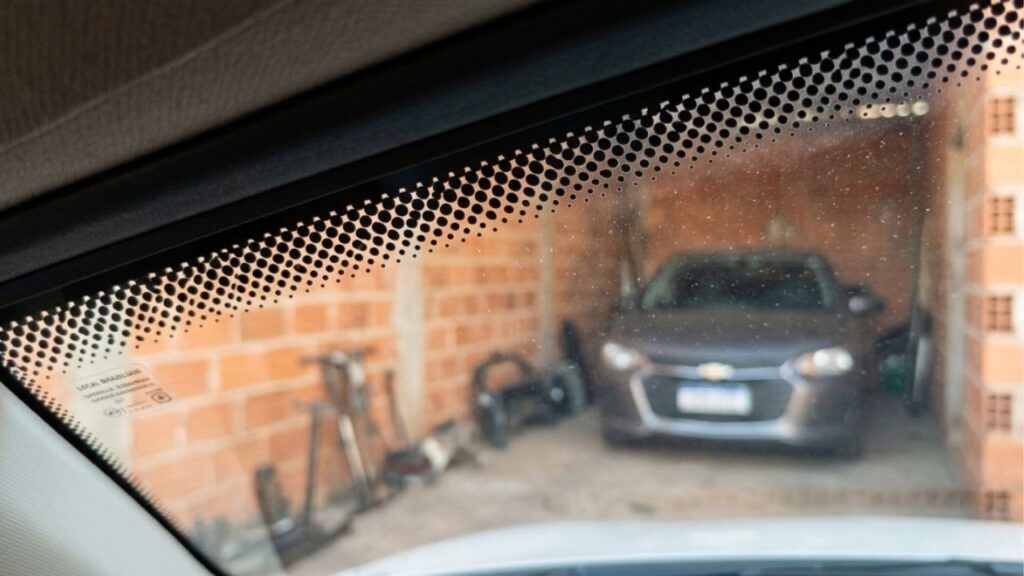 Para que serve a faixa preta cheia de pontinhos nas bordas do para-brisa dos carros