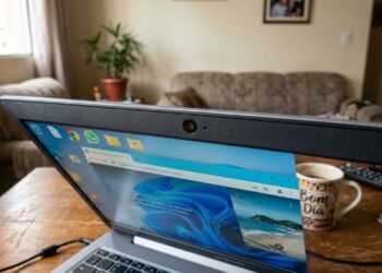Para que serve aquele furinho ao lado da câmera do notebook que ninguém nunca usa?