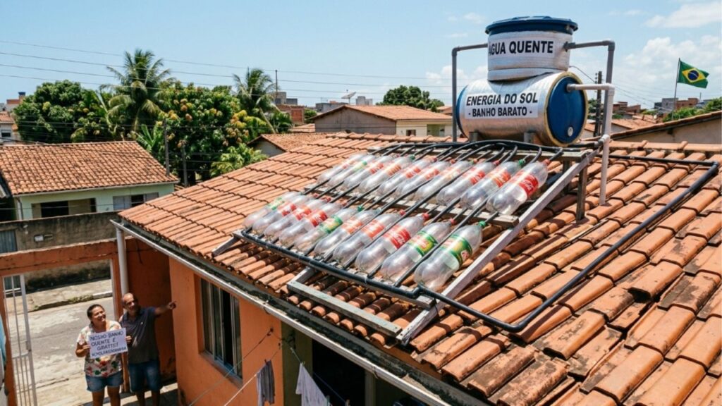 Quanto custa instalar um aquecedor solar de banho com garrafas PET e em quantos meses ele devolve o valor na conta de luz