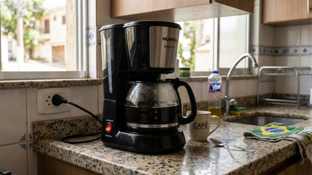 O aparelho que mais consome energia em standby não é a TV, é a cafeteira elétrica com jarra térmica, que mantém a resistência ligada por horas depois do café pronto, e pode adicionar até R$ 25 por mês na conta de luz sem o morador perceber