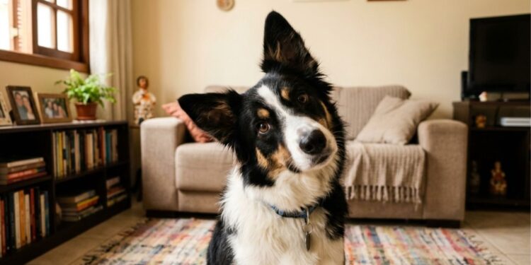 Veterinários afirmam: o cachorro que vira a cabeça de lado quando o dono fala não está confuso, está ajustando a orelha para localizar a palavra que já reconhece