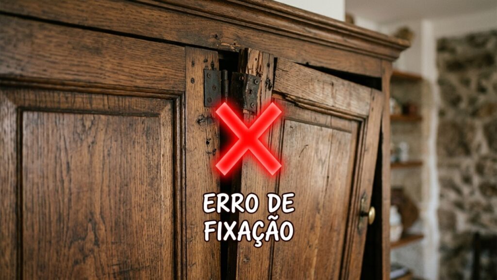 Marceneiro que reforma móveis antigos explica por que alguns clientes estragam portas, gavetas e dobradiças ao tentar ajustar sozinhos e ensina o jeito correto de fazer manutenção