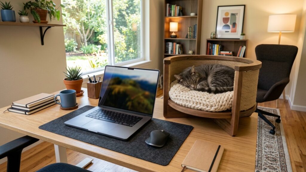 Veterinários explicam por que o gato dorme em cima do teclado e não ao lado, e por que trocar o notebook de lugar não resolve nada