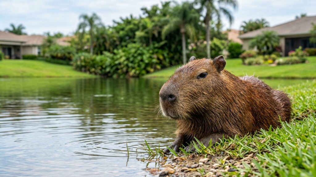 Biólogos do ICMBio explicam por que a capivara virou vizinha de condomínio em cidades brasileiras, qual é a distância mínima segura por causa do carrapato-estrela, e o erro de alimentar que transforma o bando em problema permanente