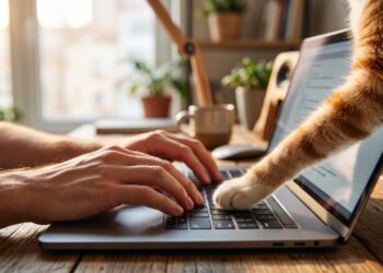 Veterinários explicam por que o gato dorme em cima do teclado e não ao lado, e por que trocar o notebook de lugar não resolve nada