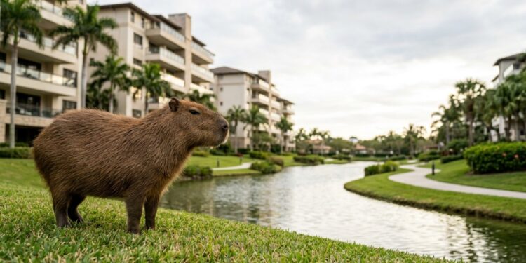 Biólogos do ICMBio explicam por que a capivara virou vizinha de condomínio em cidades brasileiras, qual é a distância mínima segura por causa do carrapato-estrela, e o erro de alimentar que transforma o bando em problema permanente