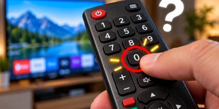 Pressione o botão 0 do controle remoto da televisão por 3 segundos: descubra para que serve e como usar essa função