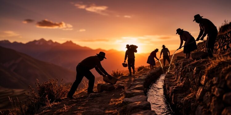 Provérbio quíchua dos Andes sobre o trabalho coletivo: "Hoje por ti, amanhã por mim", o sistema de mutirão que sustentou uma civilização inteira sem dinheiro e que ainda organiza colheita em aldeias do Peru