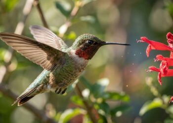 O beija-flor consegue voar para trás, mas a maioria das aves não: o segredo está no movimento das asas