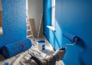 Pintor com 20 anos de experiência revela o detalhe de 3/8 de polegada que ajuda a deixar a parede uniforme