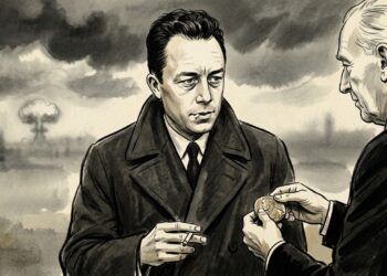 Albert Camus, escritor e filósofo francês: “Nossa tarefa talvez seja impedir que o mundo destrua a si mesmo”, a frase dita ao receber o Nobel que ficou ainda mais desconfortável na era das guerras e das armas nucleares