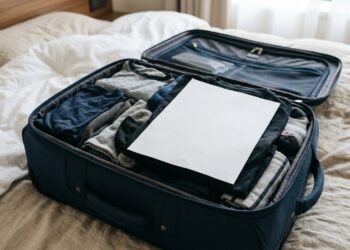 Uma folha de papel dentro da mala, o truque que cada vez mais viajantes usam para proteger a bagagem