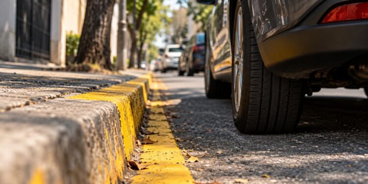 Para que serve a faixa amarela pintada no meio-fio e por que a multa muda conforme ela esteja contínua ou interrompida