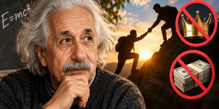Conselho atemporal de Einstein: ajudar os outros é mais importante do que a fama e o dinheiro