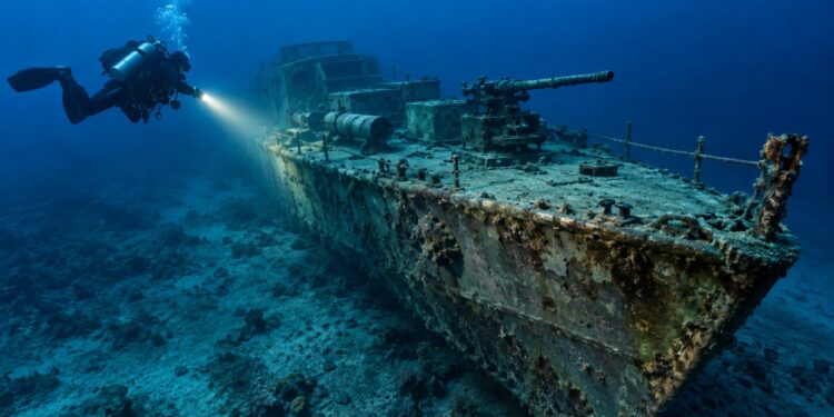 Após 13 anos de busca, mergulhadores encontram a 96 metros o LS 6, embarcação alemã da Segunda Guerra Mundial perdida desde 1943