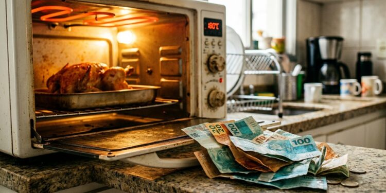 O forno elétrico ligado por 1 hora a 1.500 watts gasta o equivalente a assistir TV por 15 horas e preaquecer só o necessário economiza o suficiente para pagar um rango de padaria