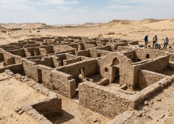 Arqueólogos revelam cidade cristã de 1.600 anos no Oásis de Dakhla e encontram cerca de 200 fragmentos de cerâmica usados como recibos e anotações