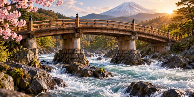 Provérbio japonês de hoje: “A ponte que resiste ao rio não enfrenta a correnteza, ela aprende onde apoiar bem seus pilares”