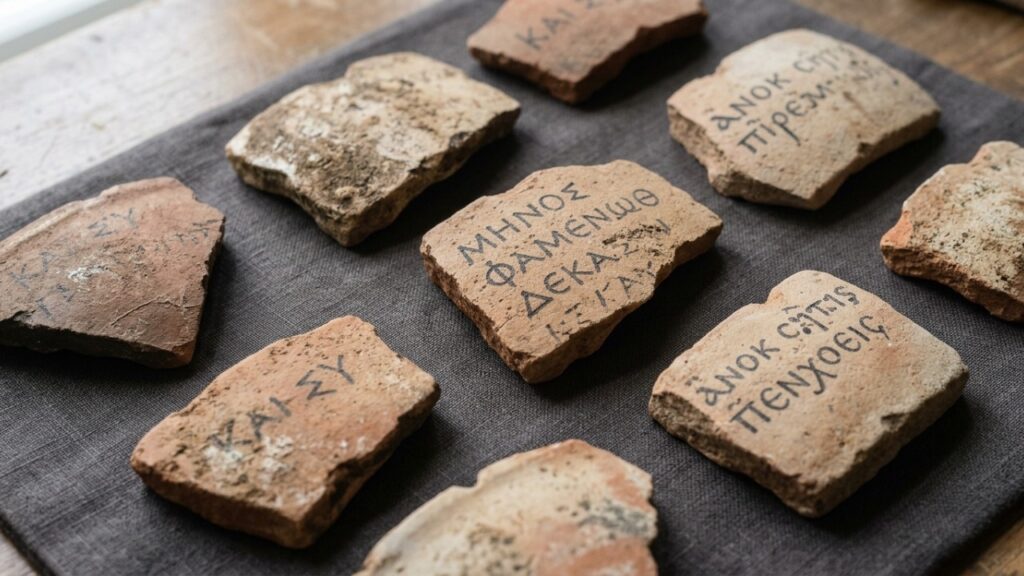 Arqueólogos revelam cidade cristã de 1.600 anos no Oásis de Dakhla e encontram cerca de 200 fragmentos de cerâmica usados como recibos e anotações