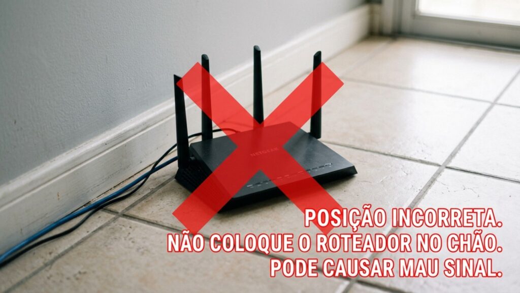 O lugar onde você coloca o roteador importa mais do que parece, erros comuns que enfraquecem o sinal do Wi Fi