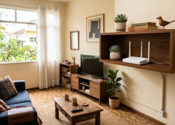 O lugar onde você coloca o roteador importa mais do que parece, erros comuns que enfraquecem o sinal do Wi Fi