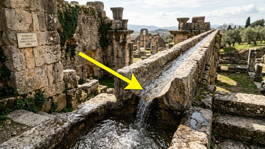 Arqueólogos abriram uma latrina pública romana com 50 assentos sem divisória e encontraram a esponja compartilhada em vara que servia de papel higiênico, além do motivo pelo qual o romano conversava de negócios ali