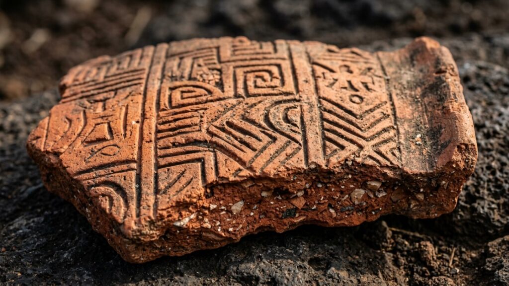 A cerâmica marajoara tem 2 mil anos, foi feita com cinza de casca de árvore misturada ao barro para não trincar na queima, e ceramistas de hoje ainda não conseguem reproduzir a peça grande sem rachadura