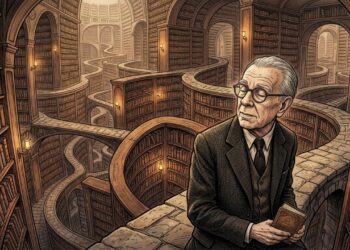 Jorge Luis Borges, escritor argentino, sobre o paraíso ser imaginado como uma biblioteca, a frase que todo leitor entende e ninguém mais explica direito