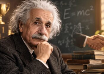 Albert Einstein, citação do dia: “Não tente se tornar um homem de sucesso, mas sim um homem de valor.”